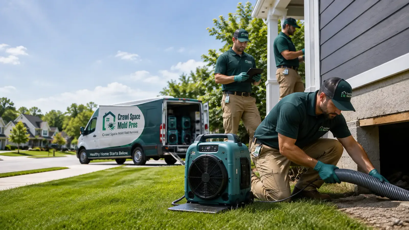 Crawl Space Mold Removal in Wright, KS